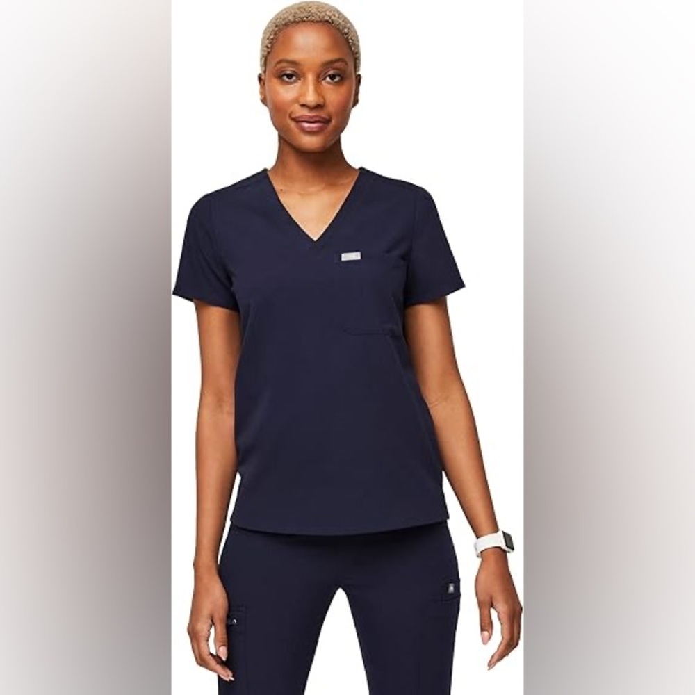 Figs Livingston Scrub Pant and Catarina Scrub Top - black or navy